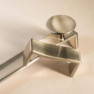 Puxador de Móvel Alça Aço Escovado Altero Casa 192mm