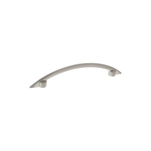Puxador Curvado para Móveis Aço Escovado 96mm