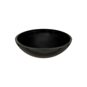 Cuba Sobrepor de Vidro Preta 40cm