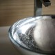 Cuba Sobrepor de Vidro Prata 40cm
