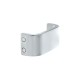 Puxador Curvado Cromado com Cristais 64mm