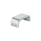 Puxador Curvado Cromado com Cristais 64mm