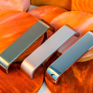 Puxador Alça Cromado para Móveis Altero Casa 128mm M545-128