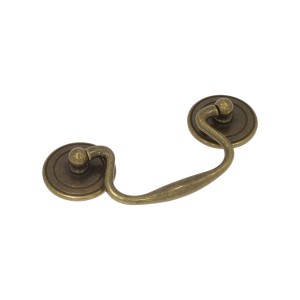 Puxador Colonial com Alça articulada para Móveis 76mm
