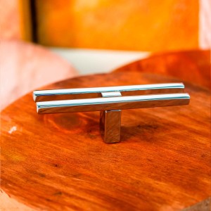 Puxador de Móvel Cromado Duo Altero Casa 70mm