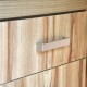 Puxador Alça para Móveis Cromado Linha Ellipse Altero Casa 96mm