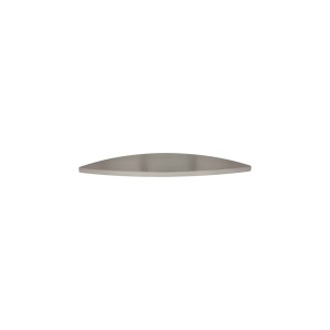 Puxador Concha para móveis Aço Escovado 128mm