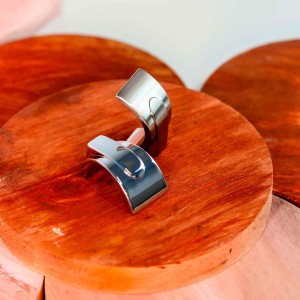 Puxador Ponto Curvado Cromado 33mm