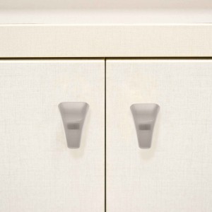 Puxador Ponto Aço Escovado 25mm