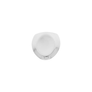 Puxador Ponto Oval Cromado 33mm