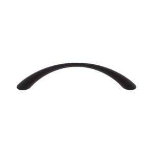 Puxador para Móveis Alça Curvado Preto Fosco 128mm