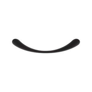 Puxador para Móveis Alça Curvado Preto Fosco 128mm