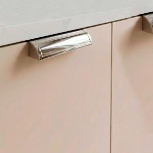 Puxador Concha para Móveis Cromado 96mm