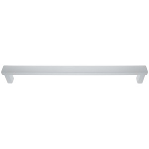 Puxador para Móveis Alça Retangular Prata Fosca 192mm