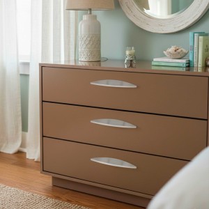 Puxador Concha para móveis Aço Escovado 128mm