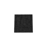 Puxador Ponto Quadrado Preto Fosco Altero Casa 32mm M1076