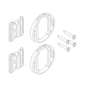 Kit fixação para Instalação Roseta Porta Interna