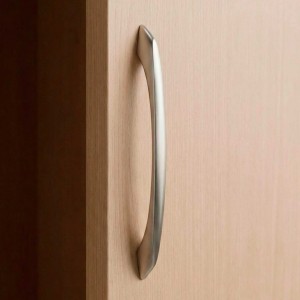 Puxador Alça para Móvel Aço Escovado 128mm Altero Casa M870