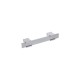 Puxador Alça para Móveis Cromo Acetinado 64mm