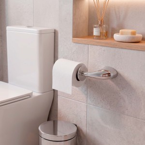 Porta Papel Higiénico Cromado Altero Casa B1011-E