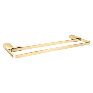 Porta Toalha Duplo Dourado PVD altero Casa B3215