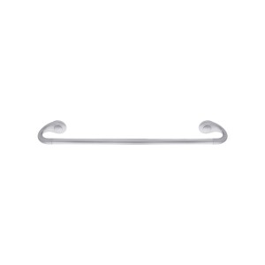 Porta Toalha para Banheiro Cromo Acetinado Altero Casa B1201