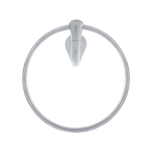 Porta Toalha Argola para Banheiro Cromo Acetinado Altero Casa B1204