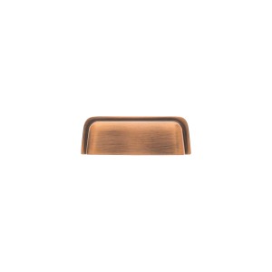 Puxador Concha Cobre Vintage Acetinado 160mm Altero Casa M1029