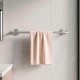Porta Toalha para Banheiro Cromo Acetinado Altero Casa B1202