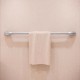 Porta Toalha para Banheiro Cromo Acetinado 60cm Altero Casa B1001