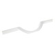 Puxador Alça para Móveis Branco Fosco 160mm