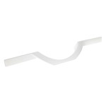 Puxador Alça para Móveis Branco Fosco 160mm