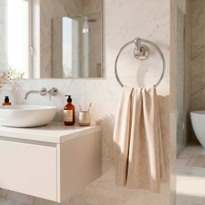 Porta Shampoo para Banheiro Cromado Acetinado Altero Casa B1512
