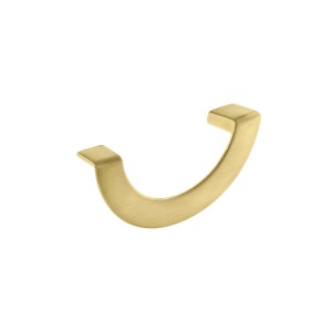 Puxador Meia Lua Dourado Escovado PVD 32mm Altero Casa M1180