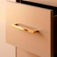 Puxador para Móveis Alça Dourado PVD 160mm Altero Casa M888