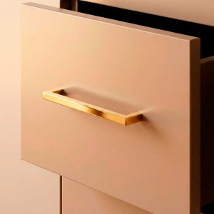 Puxador para Móveis Alça Dourado PVD 160mm Altero Casa M888