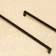 Puxador para Móveis 160mm Preto Fosco Minimalista