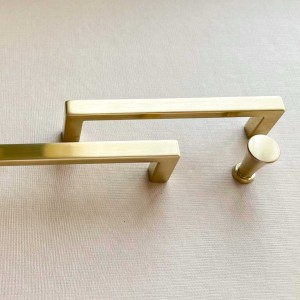 Puxador para Móveis 224mm Dourado Matte PVD Minimalista M888