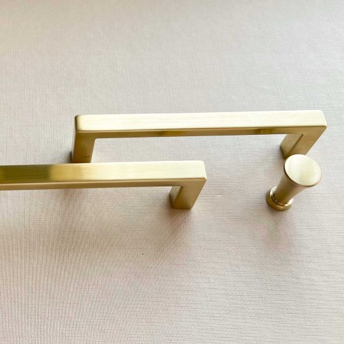 Puxador para Móveis 224mm Dourado Matte PVD Minimalista M888