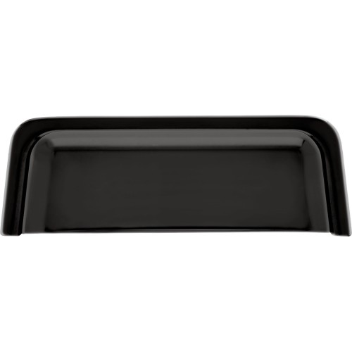 Puxador Concha Preto Fosco 64mm Altero Casa M1029
