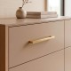 Puxador para Móveis Alça Dourado Matte PVD 160mm Altero Casa M888
