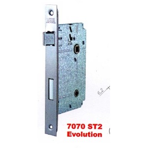 Maquina Fechadura para Porta Interna Dourado Escovado PVD La Fonte LF7070-ST2