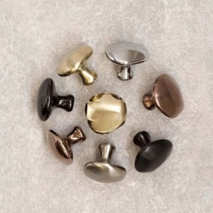 Puxador Ponto Orgânico Dourado Matte PVD Altero Casa M1226