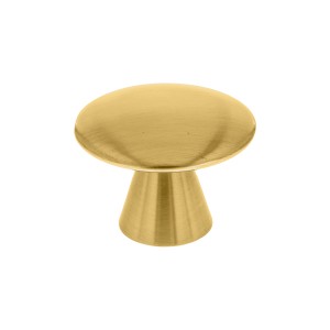 Puxador Ponto para Moveis Dourado Escovado PVD Altero Casa M453
