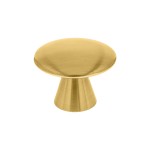 Puxador Ponto para Moveis Dourado Escovado PVD Altero Casa M453
