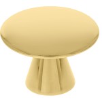 Puxador Ponto para Moveis Dourado PVD Altero Casa M453