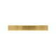 Puxador Alça Retangular Dourado Matte Altero Casa 128mm M882