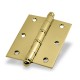 Dobradiça Dourado Matte 3"Altero Casa CP181-C