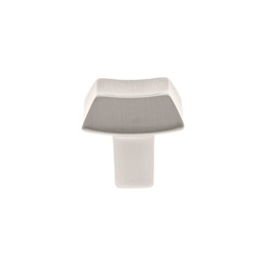 Puxador Ponto Quadrado Curvado Aço Escovado 22mm Altero Casa M573