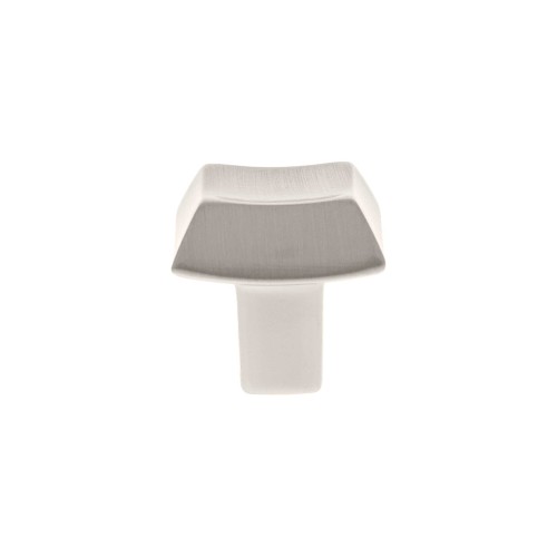 Puxador Ponto Quadrado Curvado Aço Escovado 22mm Altero Casa M573